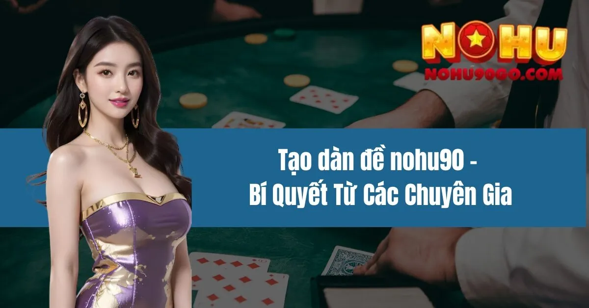 Tạo dàn đề nohu90 - Bí Quyết Từ Các Chuyên Gia